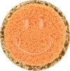 Stoney Clover Lane Peach Glitter Varsity Smiley Face Patch