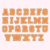 STONEY CLOVER LANE PEACH MINI GLITTER VARSITY LETTER PATCH