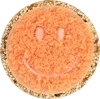 Stoney Clover Lane Peach Mini Glitter Varsity Smiley Face Patch
