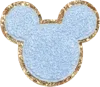 Stoney Clover Lane Periwinkle Disney Mickey Mouse Glitter Patch