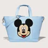 Stoney Clover Lane Periwinkle Tote With Jumbo Disney Mickey Patch