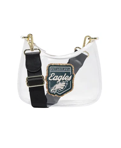 Stoney Clover Lane Philadelphia Eagles Clear Curved Crossbody Bag In No Color