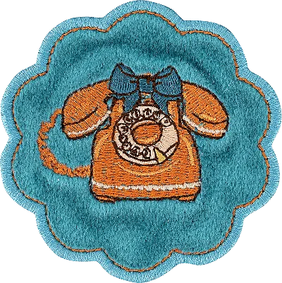 Stoney Clover Lane Phone Patch In Blue