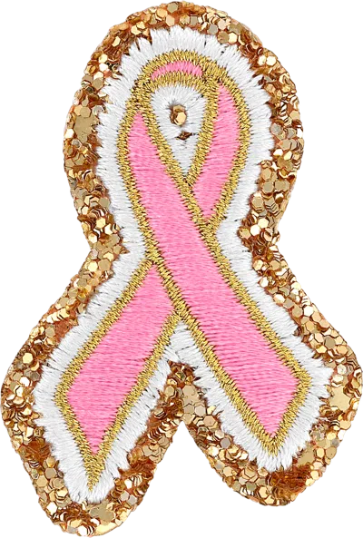 Stoney Clover Lane Pink Cancer Ribbon Patch In Multi