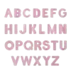 Stoney Clover Lane Pink Iridescent Letter Patch