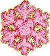 Stoney Clover Lane Pink Snow Flake Patch