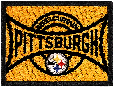 Stoney Clover Lane Pittsburgh Steelers Patch In Orange