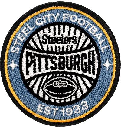 Stoney Clover Lane Pittsburgh Steelers Patch In Blue