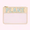 STONEY CLOVER LANE PLANE CLEAR FLAT POUCH