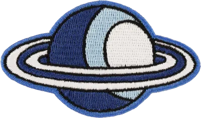 Stoney Clover Lane Planet Patch In Blue