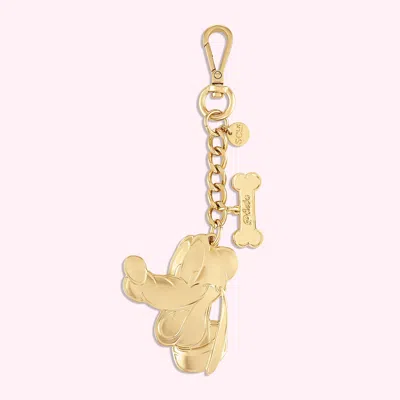 Stoney Clover Lane Pluto Silhouette Bag Charm In Gold