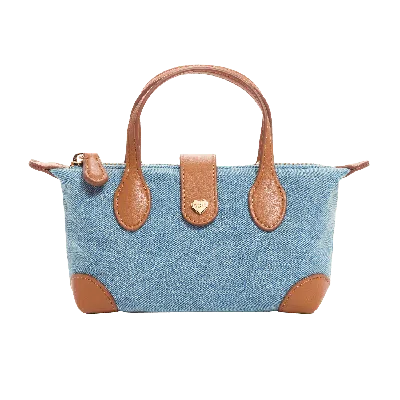 Stoney Clover Lane Pouchette Crossbody Bag 01 In Blue