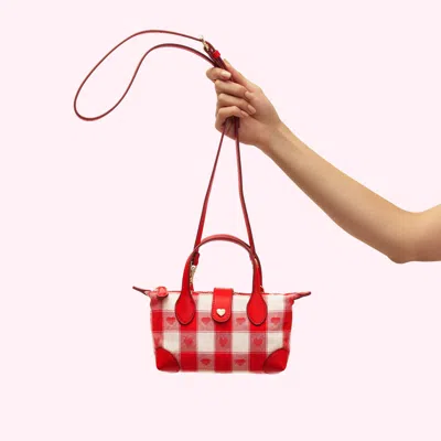 Stoney Clover Lane Pouchette Crossbody Bag In Red