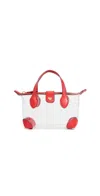 Stoney Clover Lane Clear Micro Pouchette Red In Red