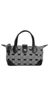 Stoney Clover Lane Pouchette Crossbody Black And White In Multi