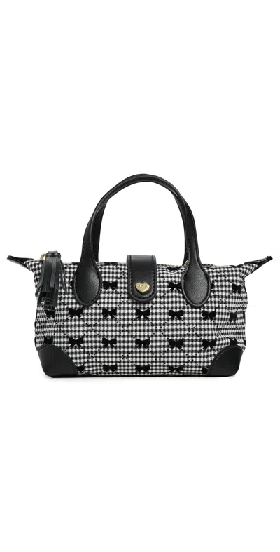 Stoney Clover Lane Pouchette Crossbody Black And White In Multi