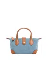 Stoney Clover Lane Pouchette Denim Crossbody In Blue