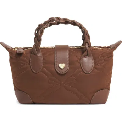 Stoney Clover Lane Pouchette Nylon Crossbody Bag In Brown