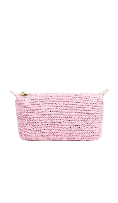 Stoney Clover Lane Pouchette In Pink Crochet