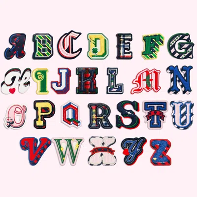 Stoney Clover Lane Prep Rally Letter Patch In Multi
