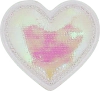 Stoney Clover Lane Puffy Iridescent Heart Patch