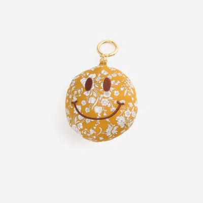 Stoney Clover Lane Puffy Smiley Bag Charm Made With Liberty Fabric