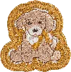 Stoney Clover Lane Puppy Patch Made With Liberty Fabric