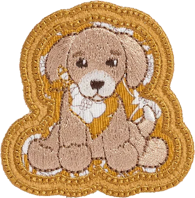 Stoney Clover Lane Puppy Patch Made With Liberty Fabric