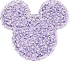 Stoney Clover Lane Purple Sparkle Mickey Patch