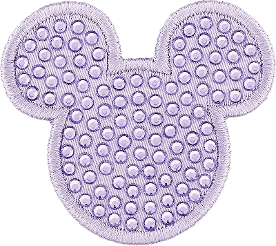 Stoney Clover Lane Purple Sparkle Mickey Patch
