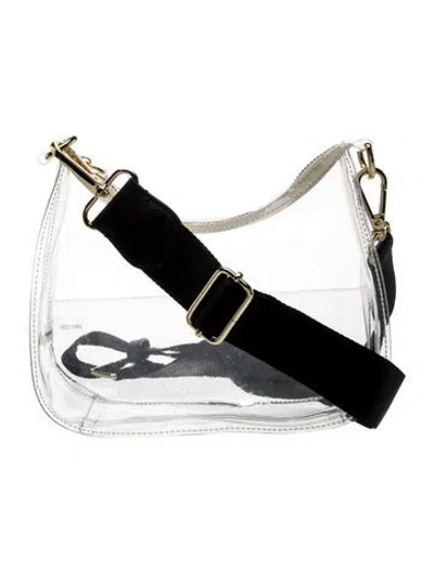 Pre-owned Stoney Clover Lane Pvc Crossbody Bag In Silver