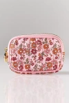 Stoney Clover Lane Quilted Liberty Micro Pouch In Pink