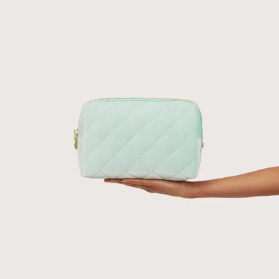 Stoney Clover Lane Quilted Medium Pouch In Blue