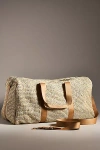 Stoney Clover Lane Raffia Duffle Bag