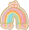 Stoney Clover Lane Rainbow Pinata Patch