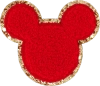 Stoney Clover Lane Red Disney Mickey Mouse Glitter Patch
