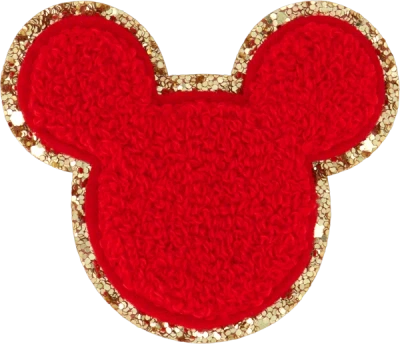 Stoney Clover Lane Red Disney Mickey Mouse Glitter Patch