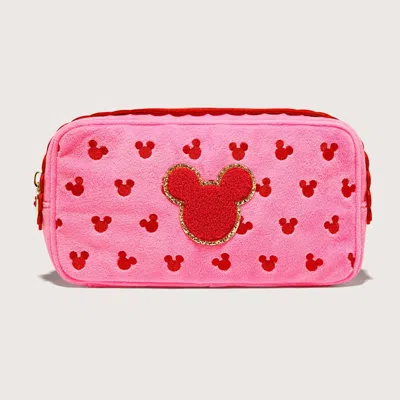 Stoney Clover Lane Red Glitter Mickey Small Pouch