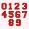 Stoney Clover Lane Ruby Glitter Varsity Number Patch