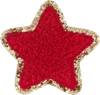 Stoney Clover Lane Ruby Glitter Varsity Star Patch
