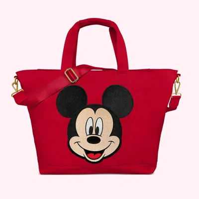 Stoney Clover Lane Ruby Tote With Jumbo Mickey Patch In Red