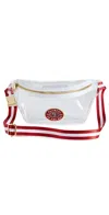 Stoney Clover Lane San Francisco 49ers Clear Fanny Pack Red/white In Red/white
