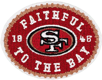 Stoney Clover Lane San Francisco 49ers Patch In Red