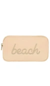 STONEY CLOVER LANE SAND BEACH EMBROIDERED SMALL POUCH