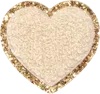 Stoney Clover Lane Sand Glitter Varsity Heart Patch