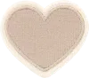 Stoney Clover Lane Sand Rolled Embroidery Heart Patch