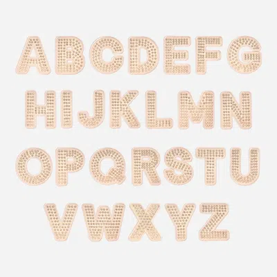 Stoney Clover Lane Sand Sparkle Letter Patch