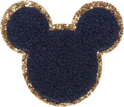 Stoney Clover Lane Sapphire Disney Mickey Mouse Glitter Patch In Blue