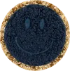 Stoney Clover Lane Sapphire Glitter Varsity Smiley Face Patch