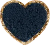 Stoney Clover Lane Sapphire Mini Glitter Varsity Heart Patch